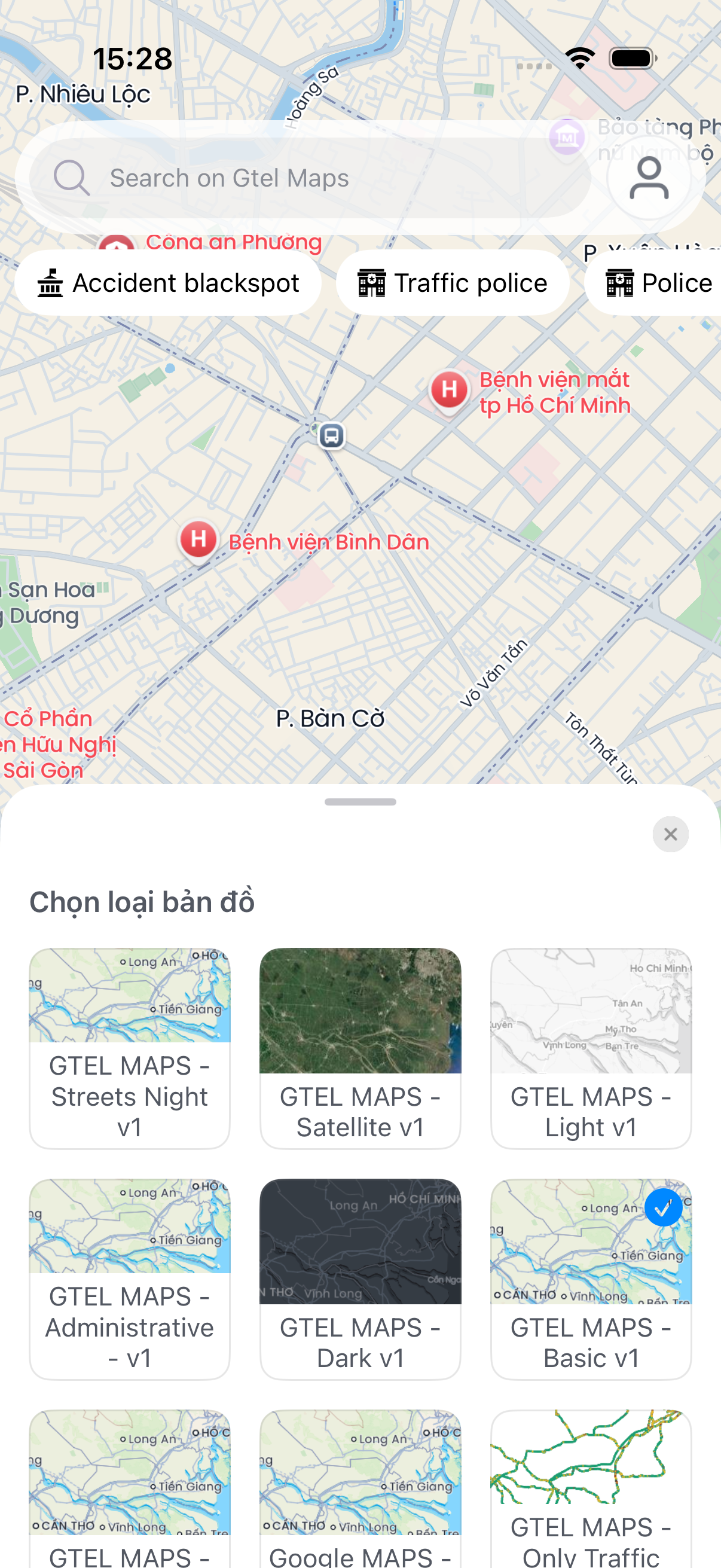 Default map style